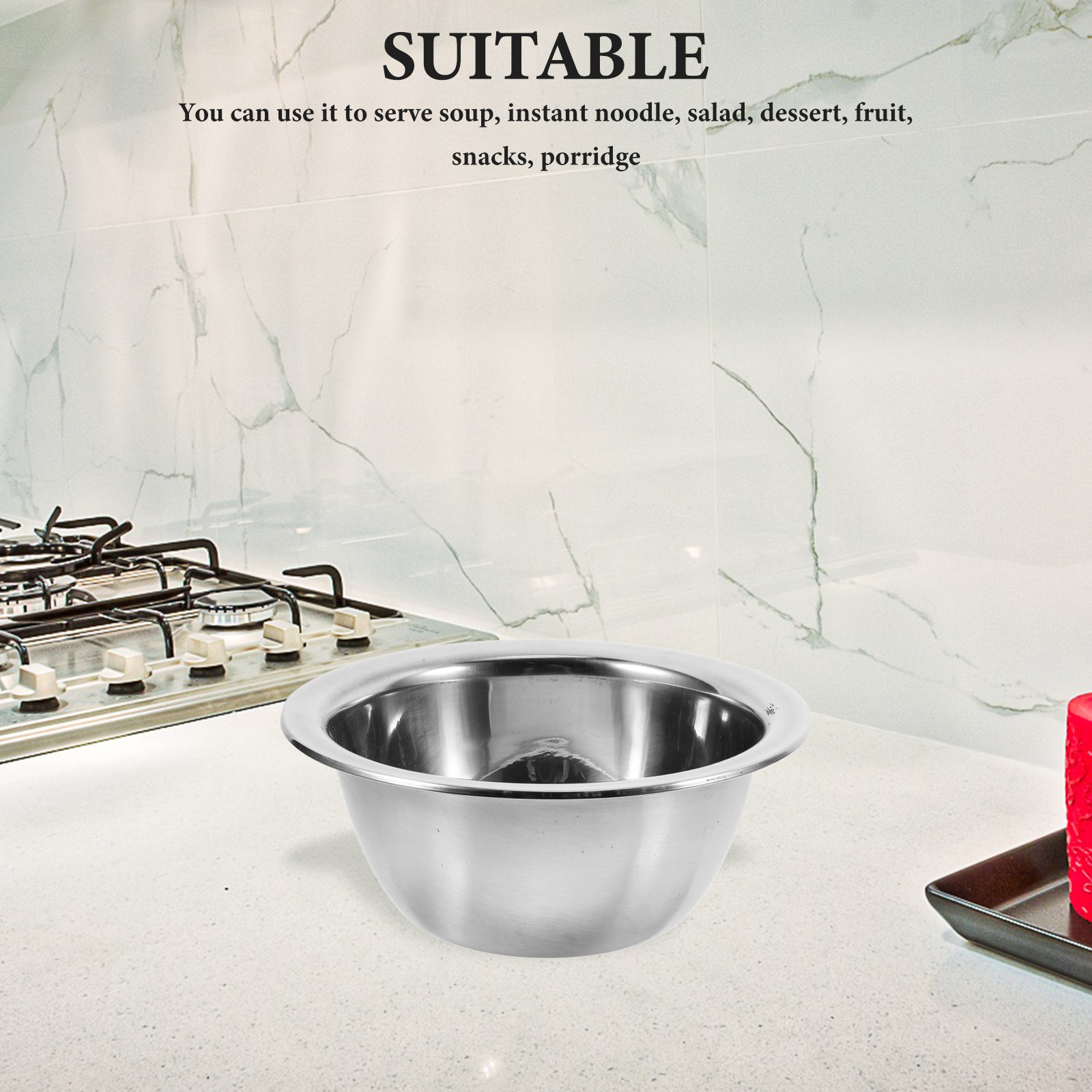 1Pcs Stainless Steel Bowl Prof - Meal Prep Bowl 评论和价格