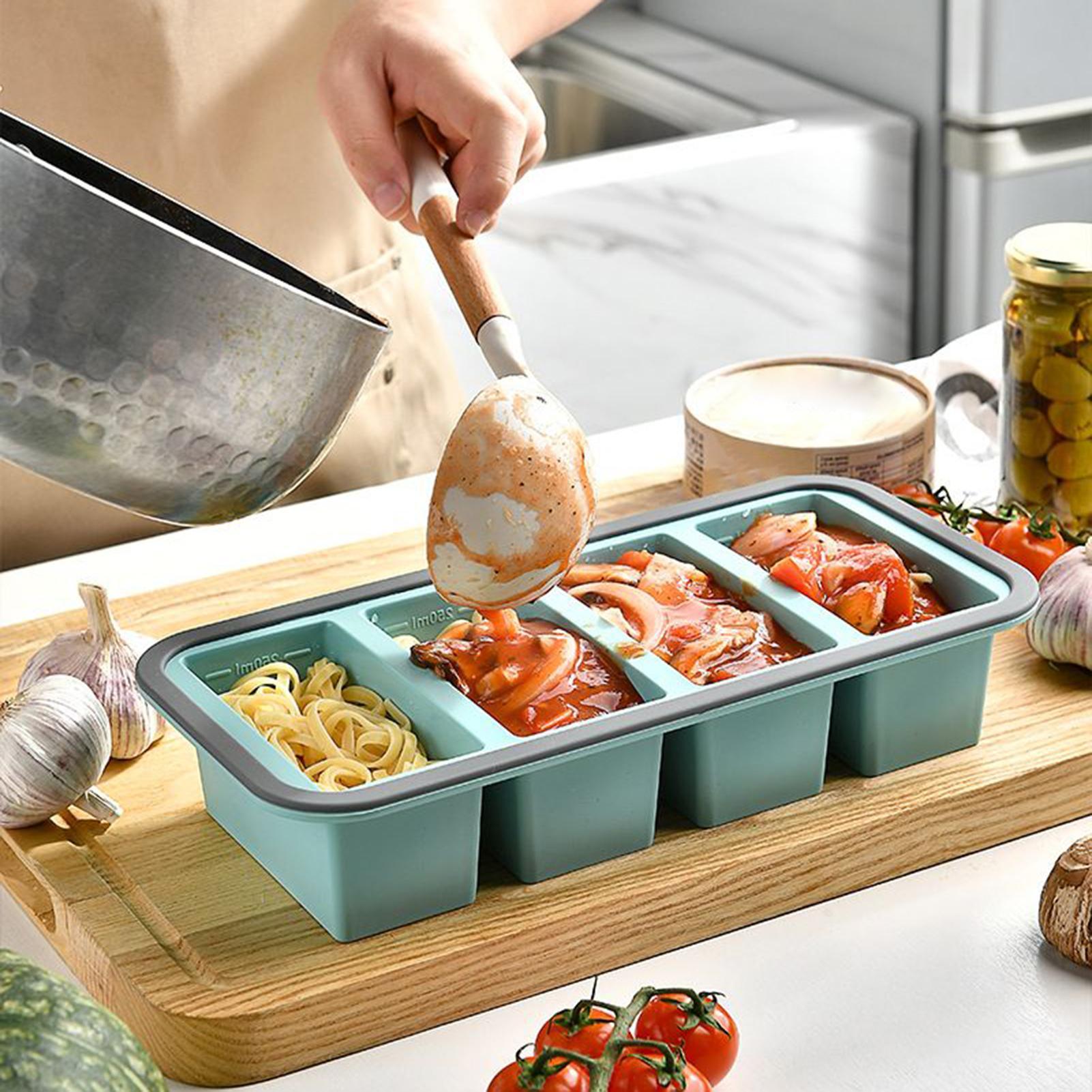 Silicone Freezer Molds Easy Re - Meal Prep Template 评论和价格