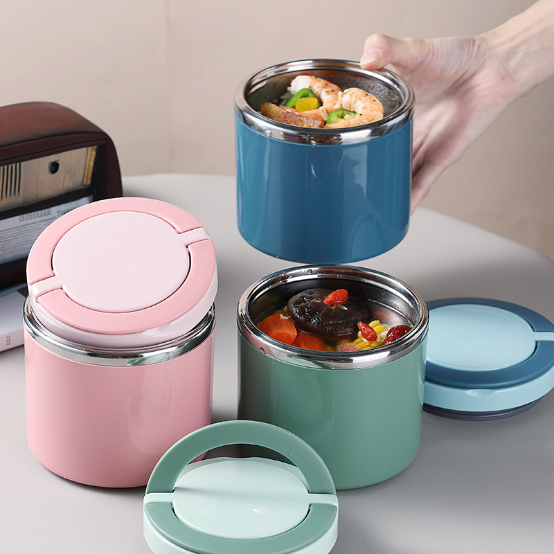 630/1000ml Insulated Food Jar, - Meal Prep Bowl 评论和价格