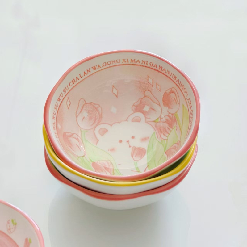 4Pcs Cute Rabbit and Bird Tast - Sauce Dipping Cup 评论和价格