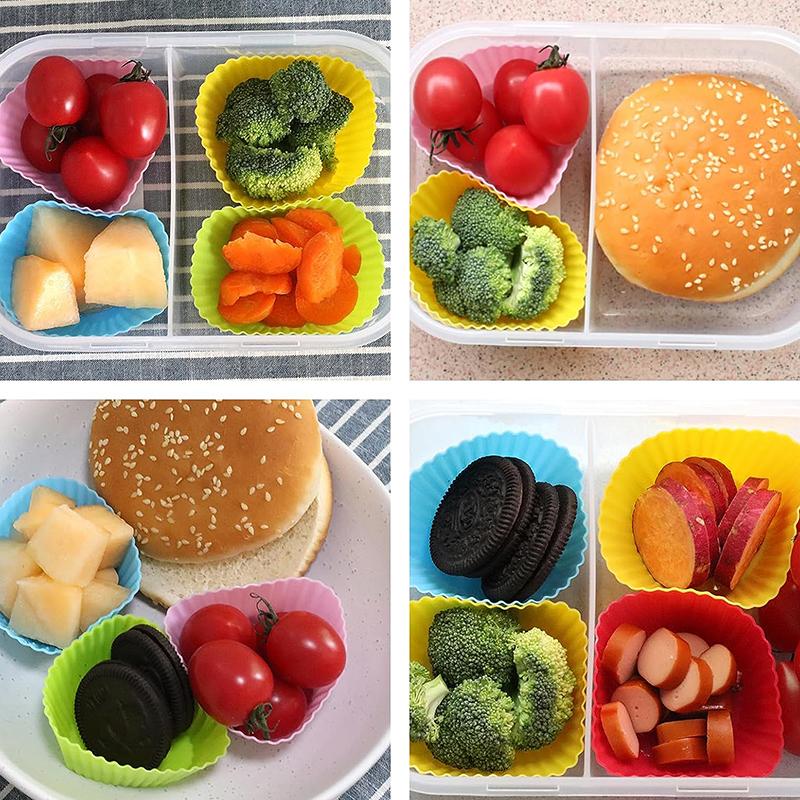 Lunch Box Divider Cup Reusable - Meal Prep Template 评论和价格