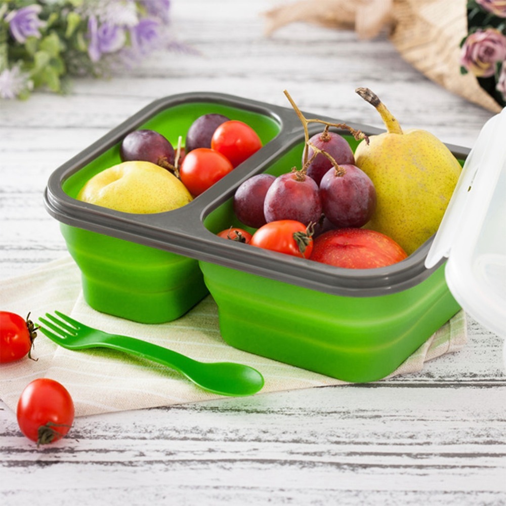 2PCS Practical 1000ml Collapsi - Meal Prep Bowl 评论和价格