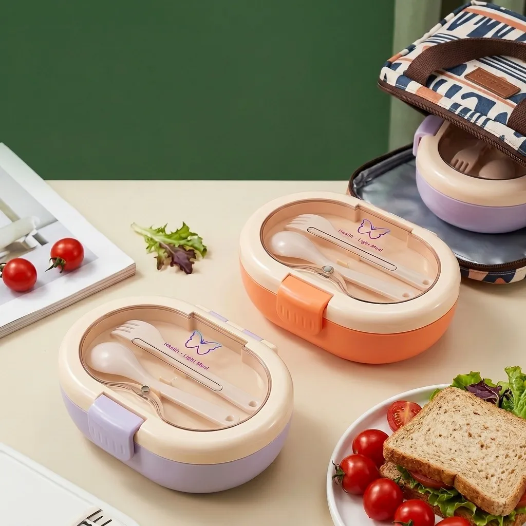 Portable Plastic Bento Lunch B - Meal Prep Or Prep Meal 评论和价格