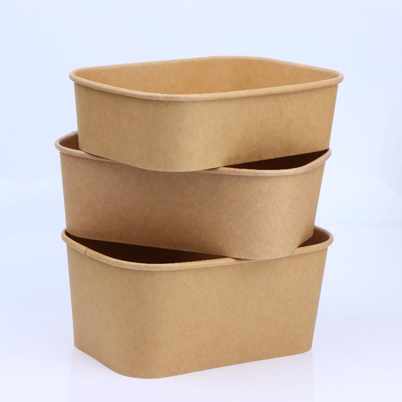 10Pcs Square Disposable Kraft  - Meal Prep Bowl 评论和价格