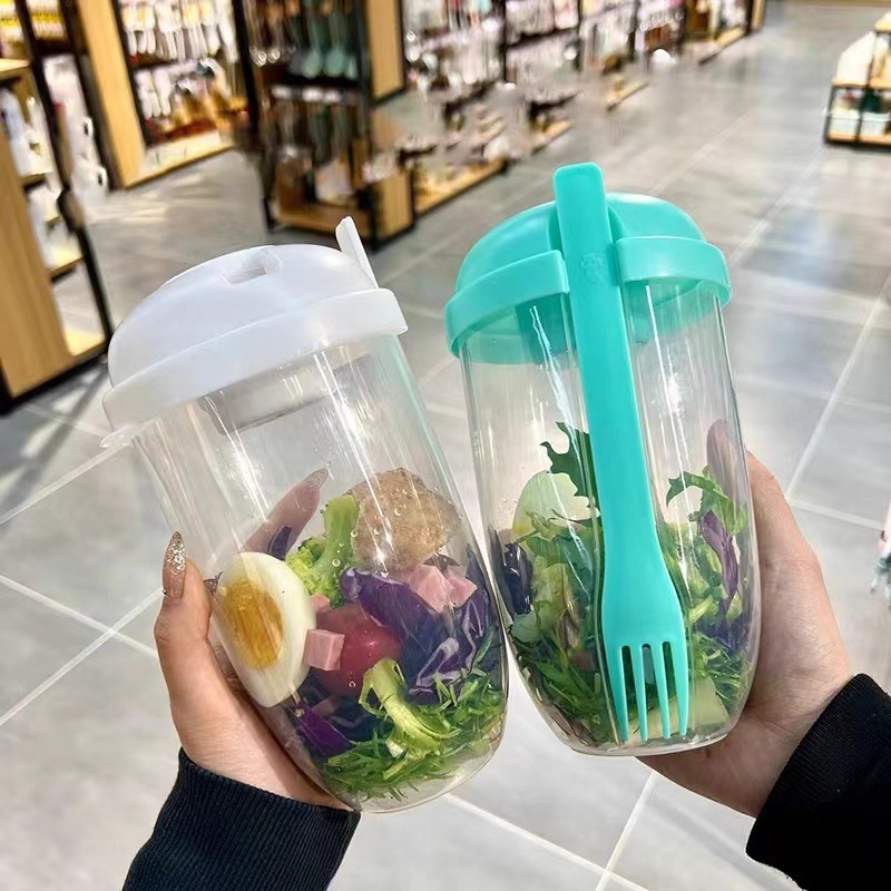 Portable Salad Bowl with Lid a - Meal Prep Bowl 评论和价格