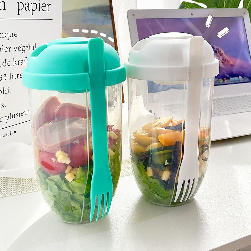 Portable Salad Bowl with Lid a - Meal Prep Bowl 评论和价格