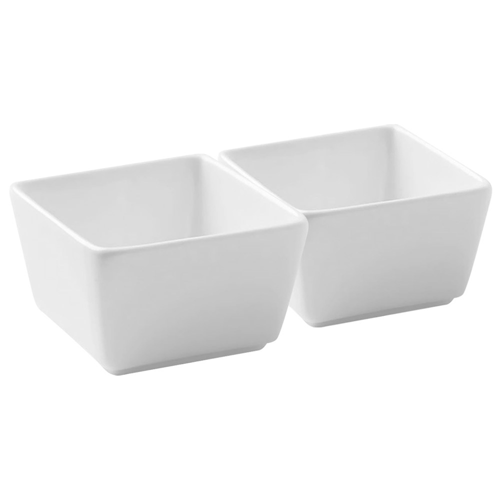 2Pcs Sugar Cube Bowls Ceramic  - Sauce Dipping Cup 评论和价格