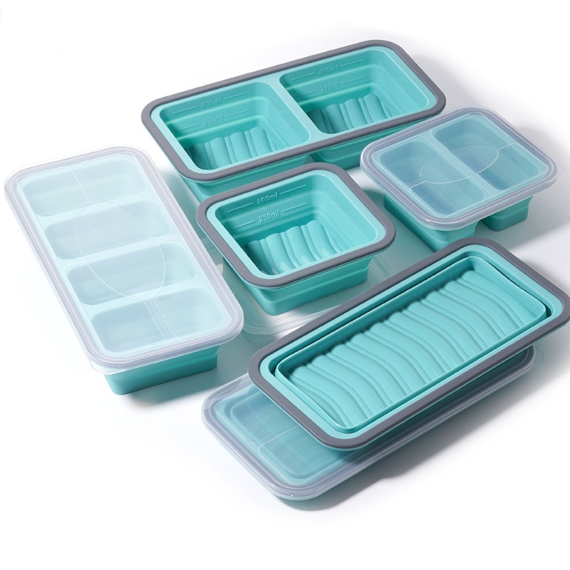 Freezer Tray with Lid 2 pcs Si - Meal Prep Template 评论和价格