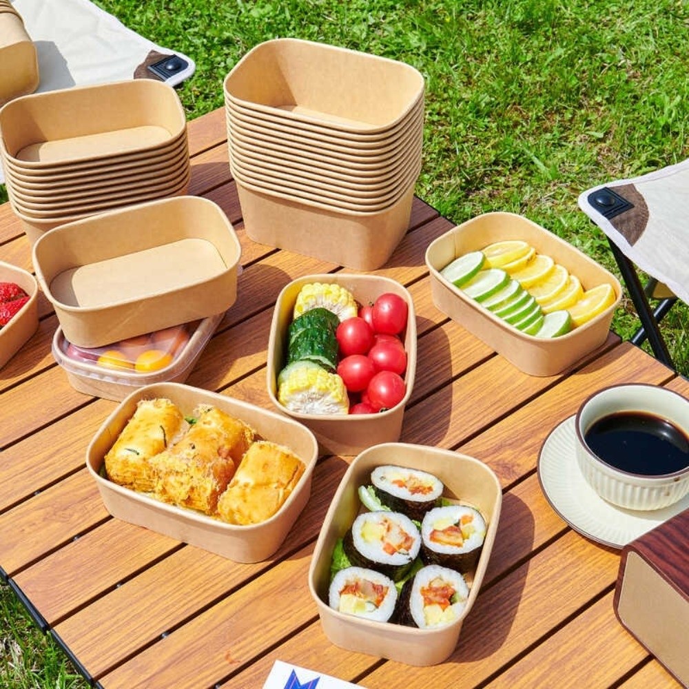 10PCS/Set Square Disposable Lu - Meal Prep Bowl 评论和价格